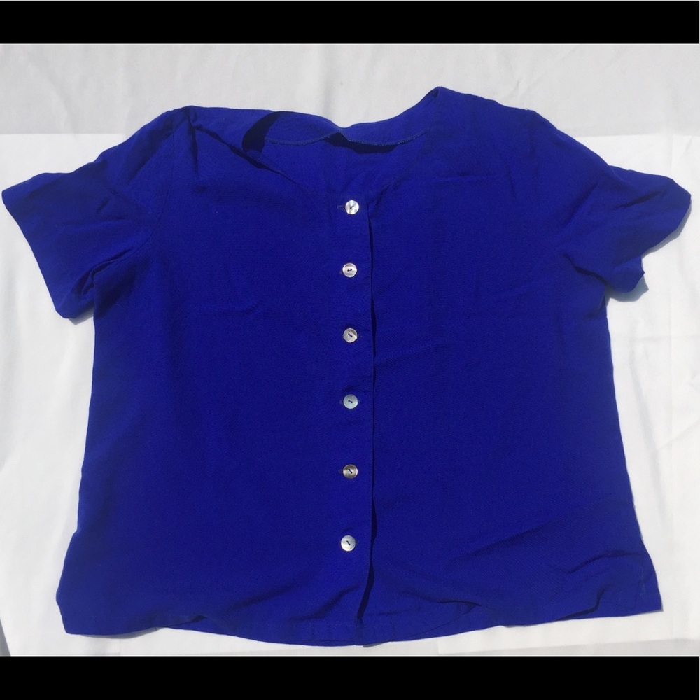 Lightweight vintage rayon top